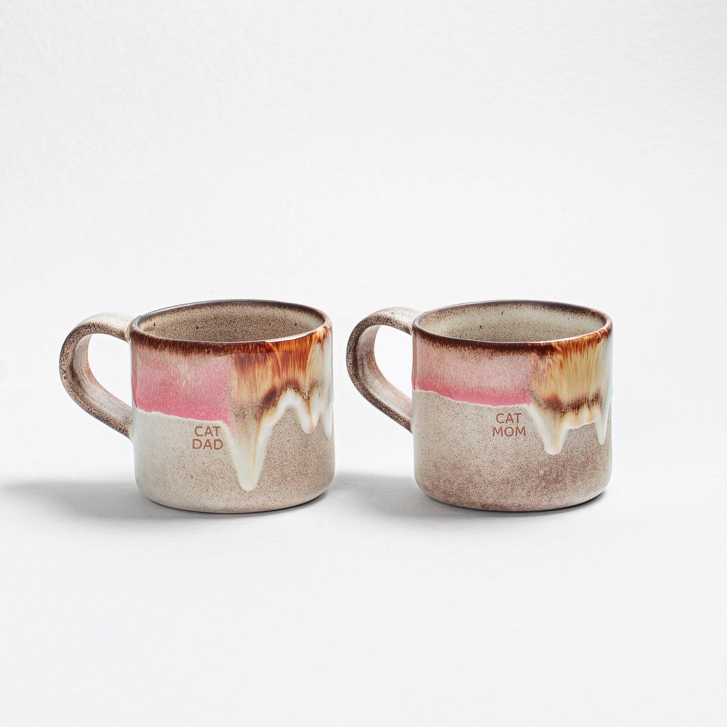 „Melting Ice Cream“-Tasse Cat Mom & Dad, 2-teiliges Set