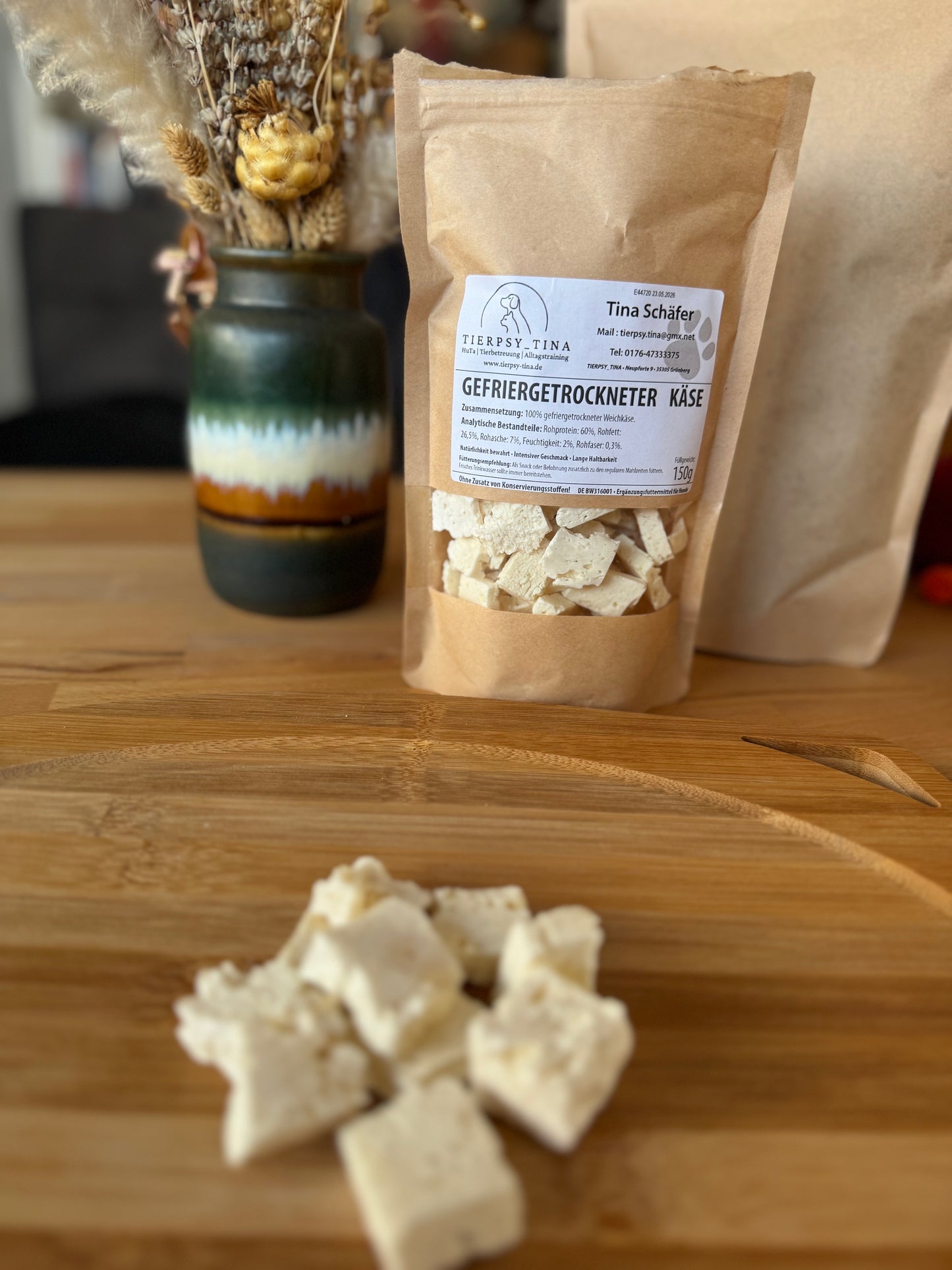 Gefriergetrockneter Käse 150g