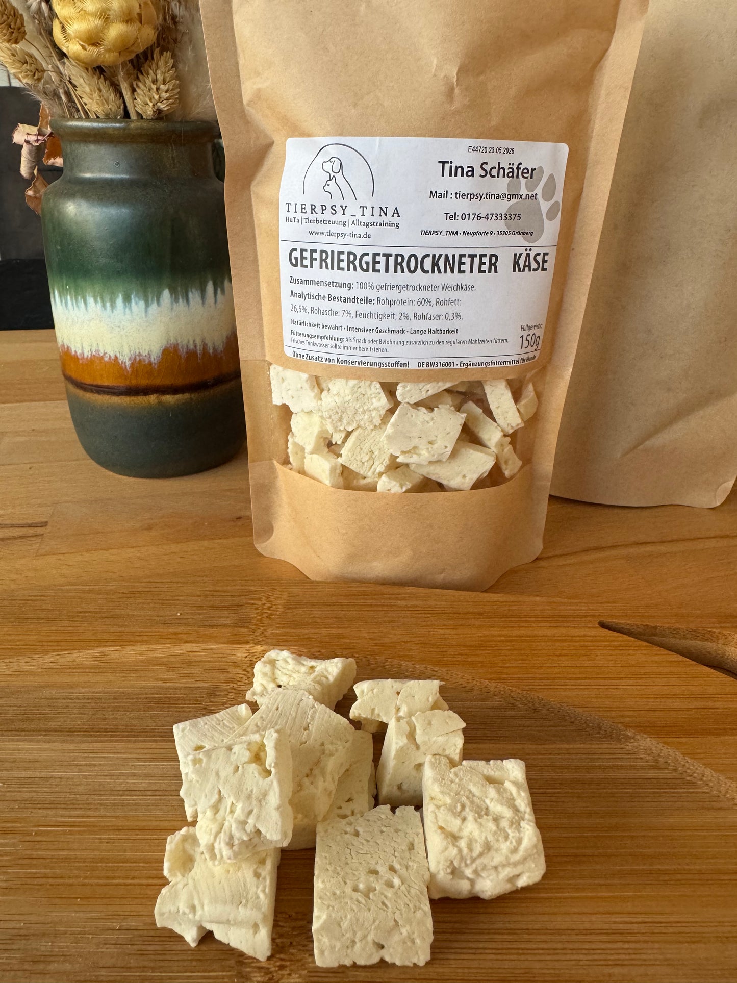 Gefriergetrockneter Käse 150g
