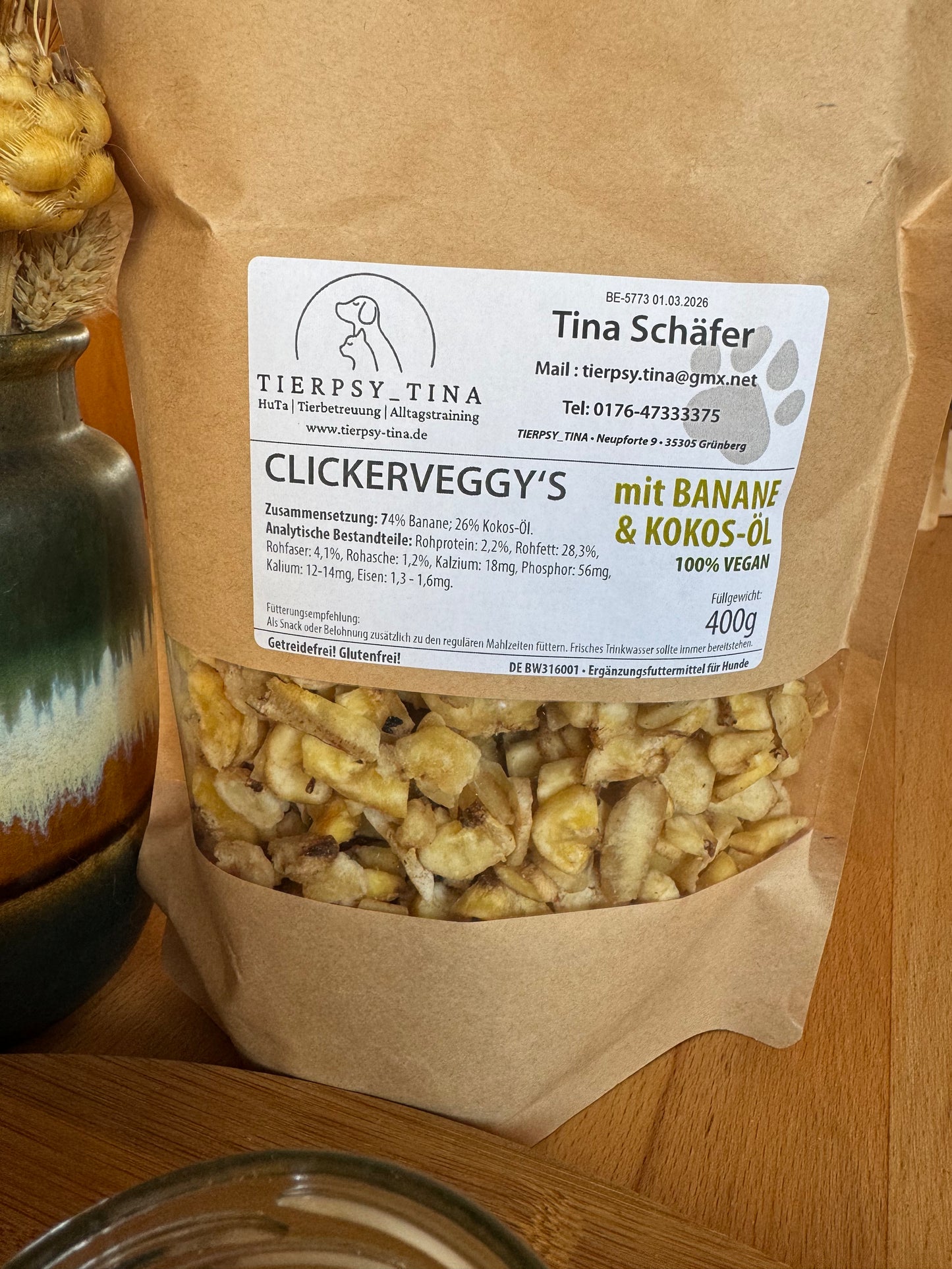 Clickerveggy´s 100% Natur 400g