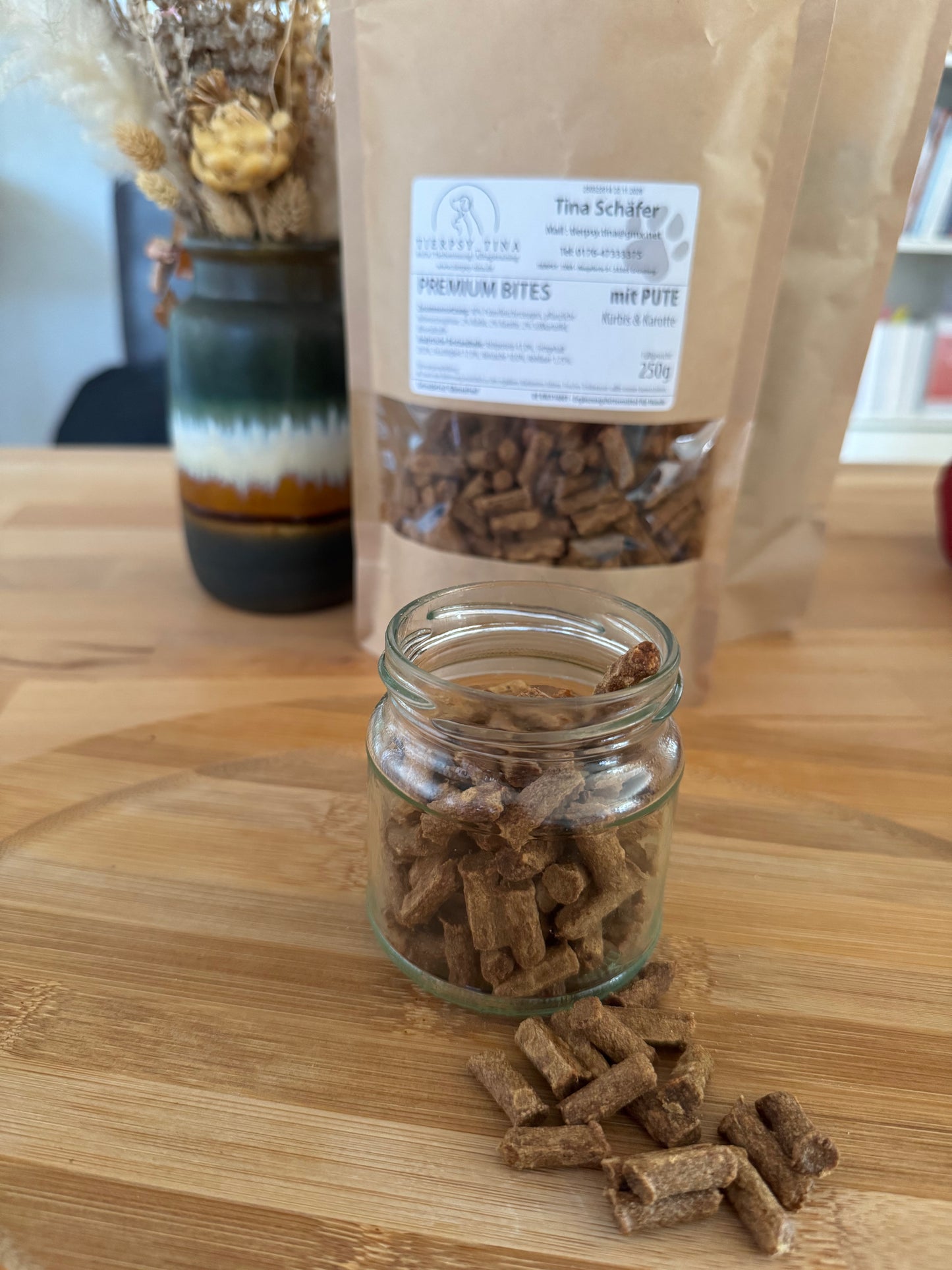Premium Bites Pute mit Kürbis & Karotte 250g