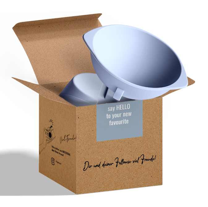 Ne&no® Erhöhter Silikon Futternapf + verstellbare Neigung