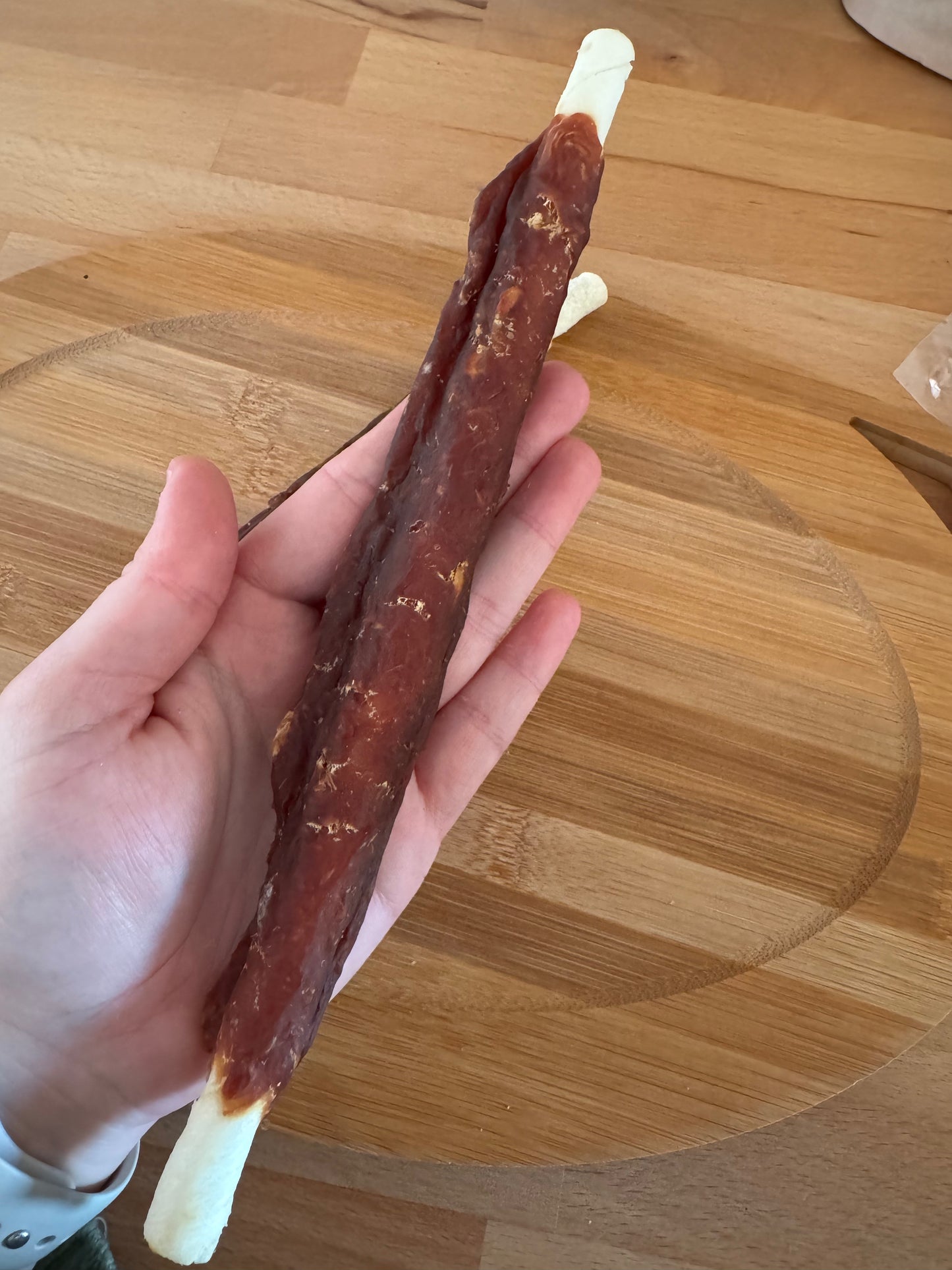Schecker Kausnack - Kaustangen XL Hühner-/ Entenbrust