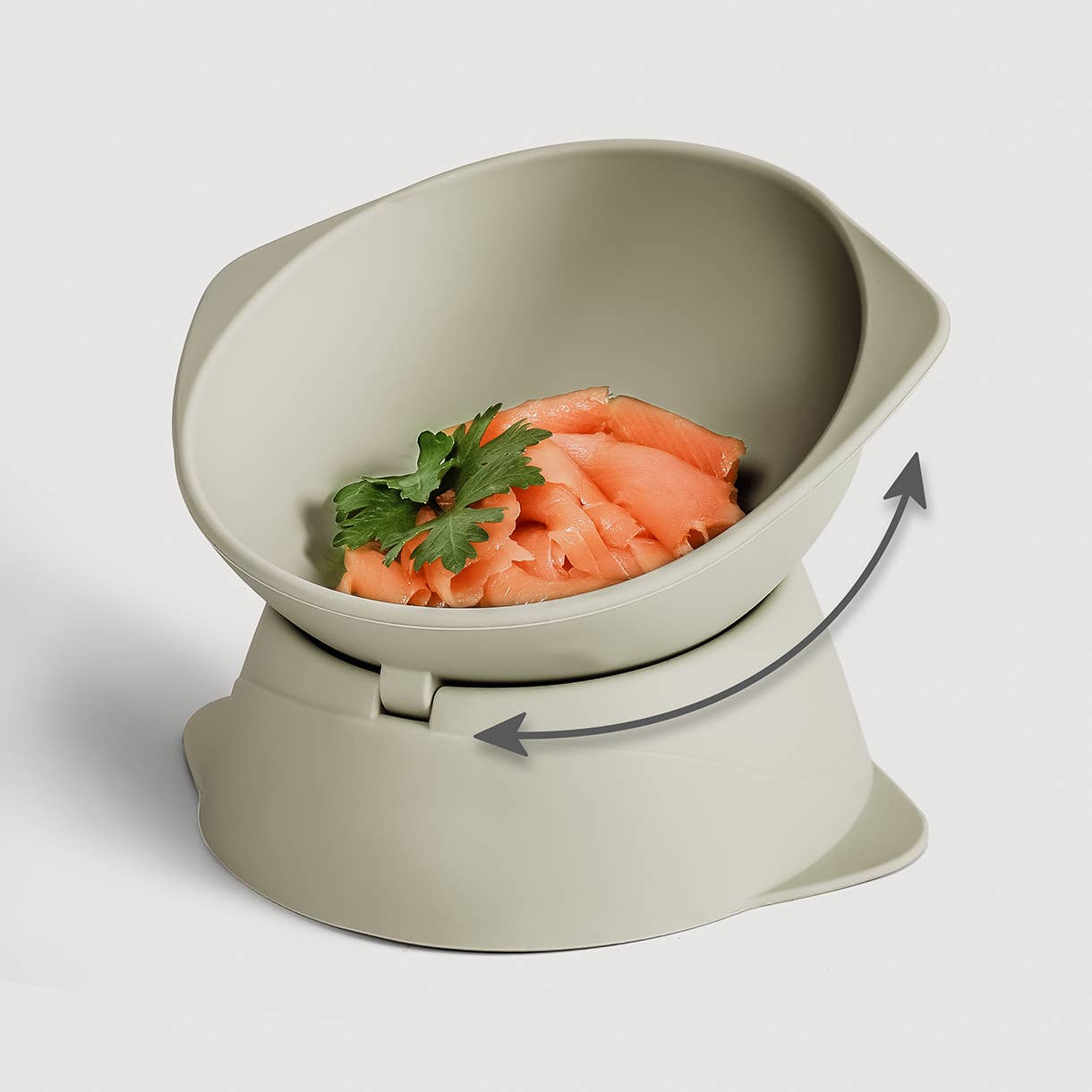 Ne&no® Erhöhter Silikon Futternapf + verstellbare Neigung