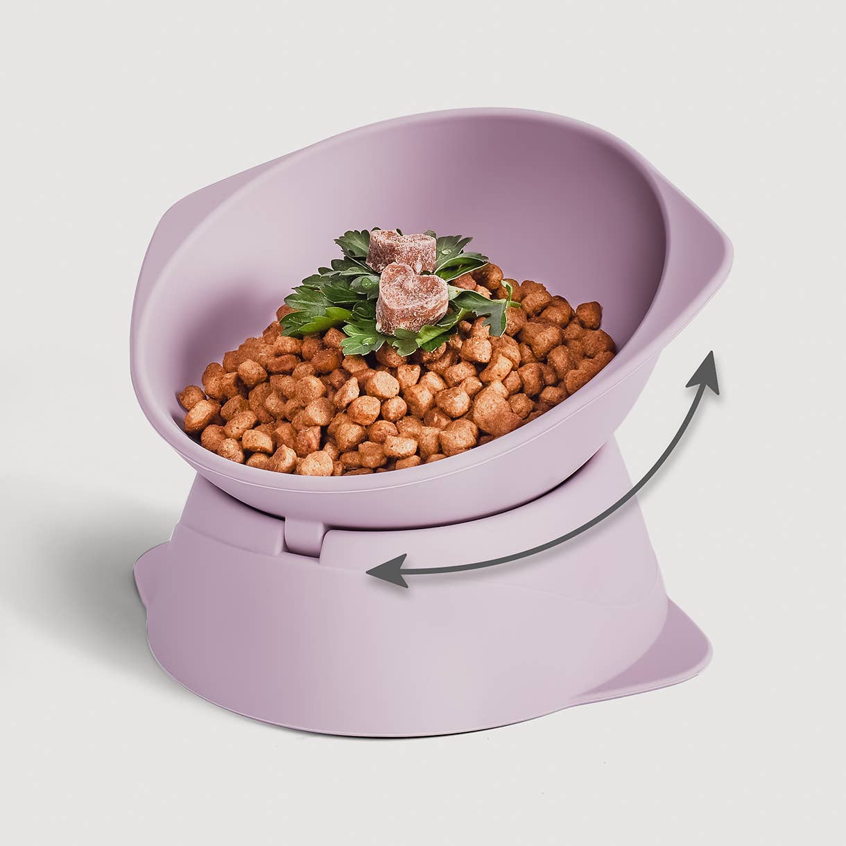 Ne&no® Erhöhter Silikon Futternapf + verstellbare Neigung